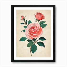 Roses Art Print