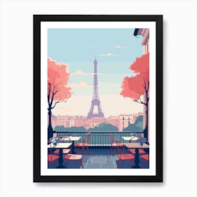 Paris Eiffel Tower 1 Art Print