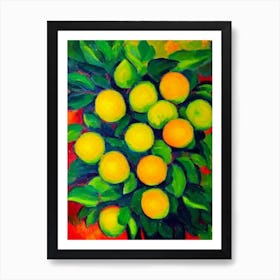 Breadfruit Vibrant Matisse Inspired Painting Fruit Art Print