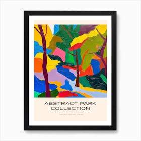 Abstract Park Collection Poster Mount Royal Park Montreal Canada 3 Art Print