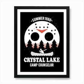 Camp Horror Art Print