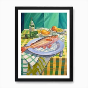 Mahi Mahi 2 Still Life Painting Art Print