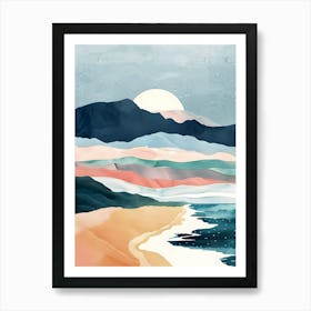 Sand And Sea Art Print