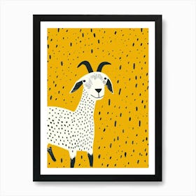 Yellow Goat 1 Art Print