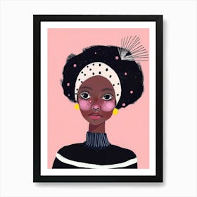 Afro Girl 48 Art Print