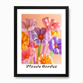 Dreamy Inflatable Flowers Poster Zinnia 2 Art Print