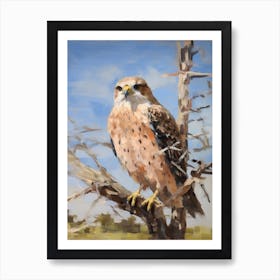 Bird Painting Falcon 8 Art Print