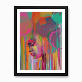 A Woman Art Print