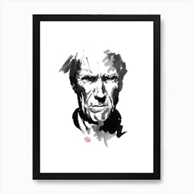 Clint Eastwood Art Print