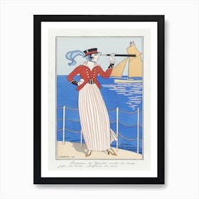 Costumes Parisiens No 12, George Barbier Art Print