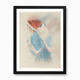 Elsa, Dite La Viennoise, Henri de Toulouse-Lautrec Art Print