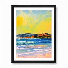 Porto Katsiki, Lefkada, Greece Bright Abstract Art Print