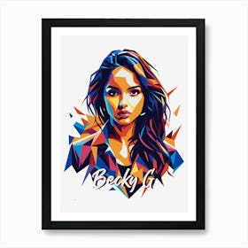 Becky G 01 Art Print