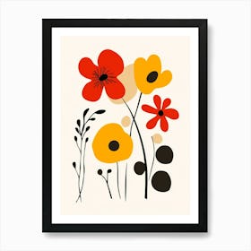 Poppies 95 Art Print