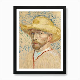 Portrait Of Vincent Van Gogh Art Print