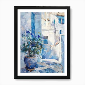 Blues And Whites Art Print