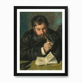 Claude Monet (1872), Pierre Auguste Renoir Art Print