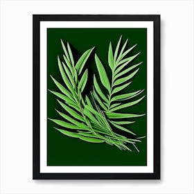 Rosemary Leaf Vibrant Inspired 2 Art Print