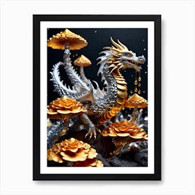 Gold Dragon Art Print