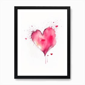 Joyful Heart 1 Symbol Minimal Watercolour Art Print