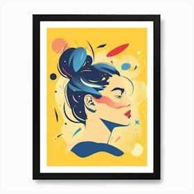 Portrait Of A Woman 435 Art Print