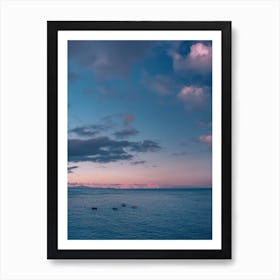 Amalfi Coast Sunset VI Art Print
