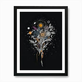 Flowers In The Sky Art Print