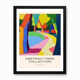 Abstract Park Collection Poster Vondelpark Amsterdam 1 Art Print