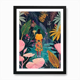 In The Garden Ganna Walska Lotusland Usa 1 Art Print