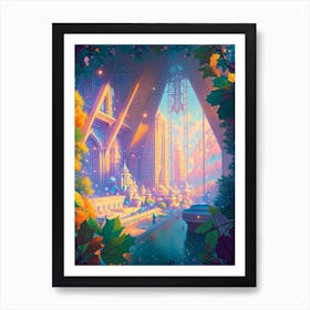 Cityscape Art Print