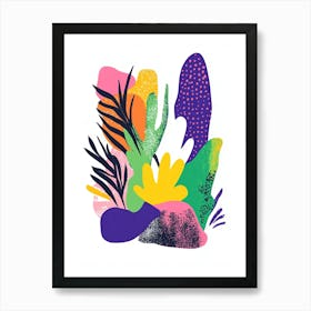 Abstract Cactus Art Print