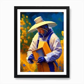 Beekeeping Suit 1 Painting Art Print