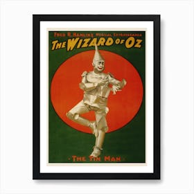 The Wizard Of Oz Vintage Poster Art Print