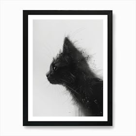 Black Cat 18 Art Print