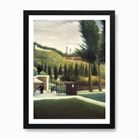 Toll Gate The Customs Post, Henri Rousseau Art Print