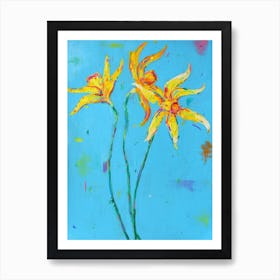 Three Daffodils Art Print