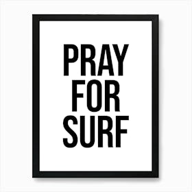 Pray For Surf Affiche