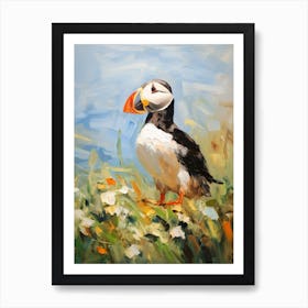 Bird Painting Puffin 2 Art Print