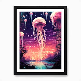 Jellyfish 1 Art Print