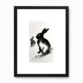 Chinese New Year Of The Rabbit  Art Print