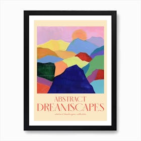 Abstract Dreamscapes Landscape Collection 41 Art Print
