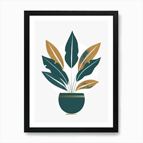 Plant In A Pot 62 Art Print