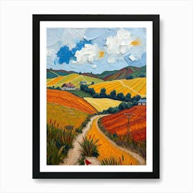 Country Road 2 Art Print