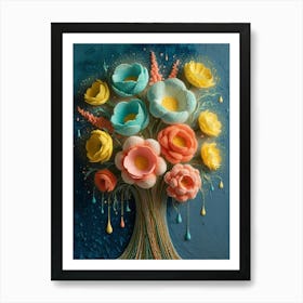 Tree Of Flowers 1 Art Print