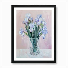 A World Of Flowers Iris 1 Painting Art Print