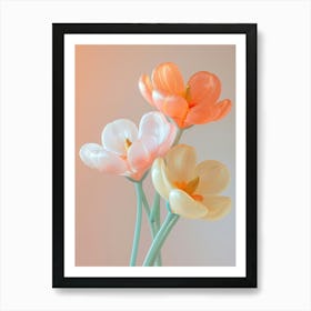 Dreamy Inflatable Flowers Evening Primrose 3 Art Print