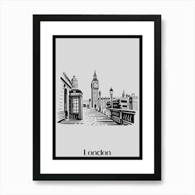 London Big Ben 1 Art Print