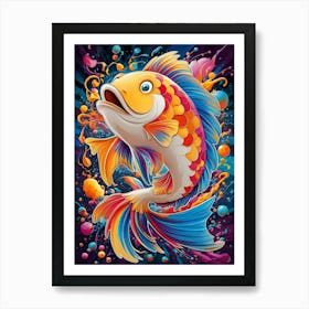 Koi Fish 3 Art Print