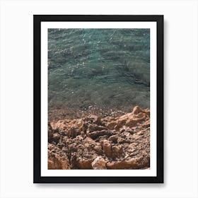 Sea and Rocks Art Print