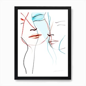 Hidden Love - Love At First Sight Art Print